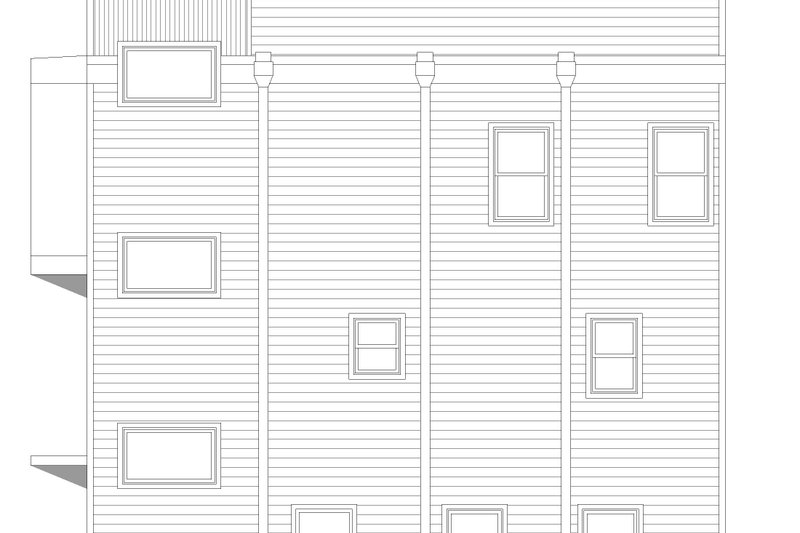 Dream House Plan - Exterior - Other Elevation 1 for Contemporary House Plan #932-633 - 4 bed, 3 bath
