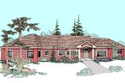 Traditional Style House Plan - 3 Beds 2 Baths 1926 Sq/Ft Plan #60-443 