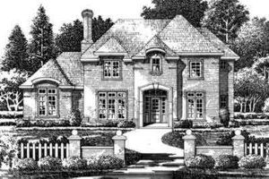 European Exterior - Front Elevation Plan #141-119