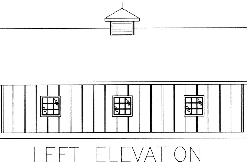Dream House Plan - Exterior - Other Elevation for Traditional House Plan #117-308, 0 bath