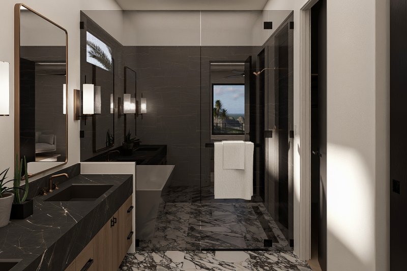 House Plan Design - Interior - Master Bathroom for Modern House Plan #455-705 - 3 bed, 2.5 bath