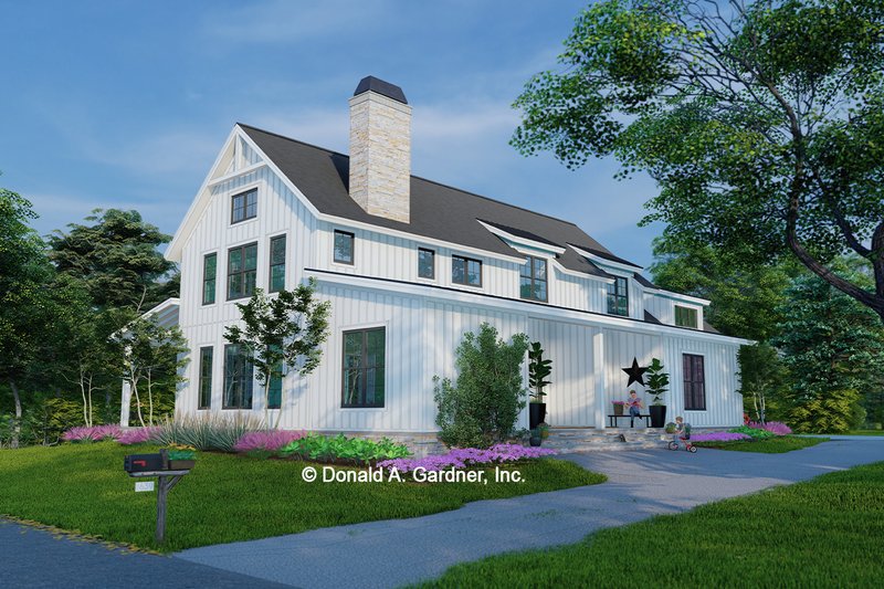 Dream House Plan - Farmhouse Exterior - Front Elevation Plan #929-1162