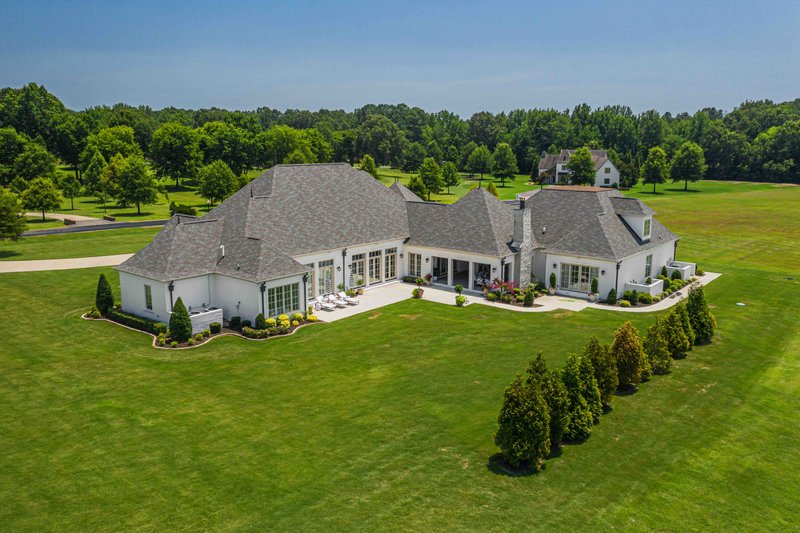 Dream House Plan - Exterior - Rear Elevation 1 for European House Plan #923-74 - 5 bed, 5.5 bath