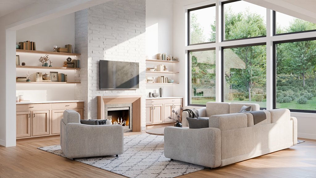 Interior - Family Room for Country House Plan #1089-65 - 3 bed, 2.5 bath