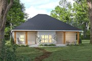 Farmhouse Style House Plan - 3 Beds 2 Baths 1640 Sq/Ft Plan #44-240 Exterior 