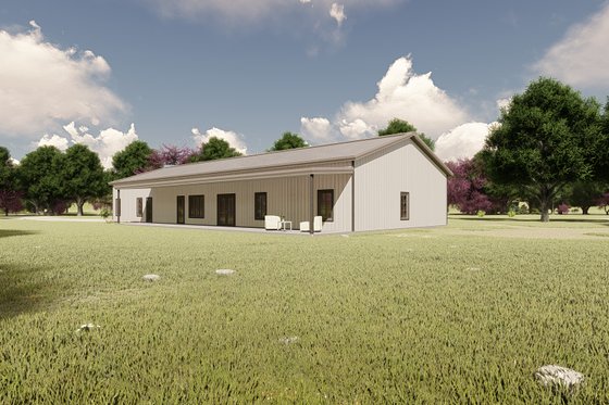 Exterior - Other Elevation 1 for Barndominium House Plan #1107-47 - 4 bed, 3.5 bath