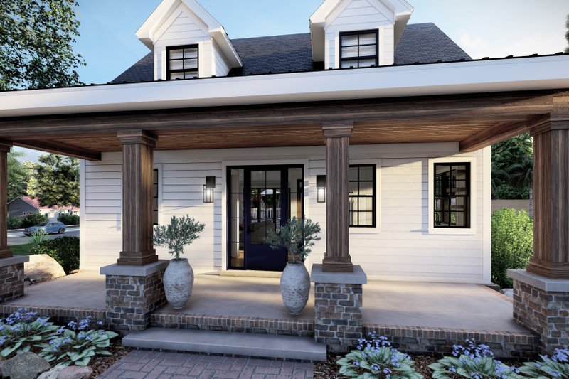 Home Plan - Exterior - Covered Porch for Craftsman House Plan #1094-17 - 3 bed, 2.5 bath