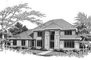 Prairie Style House Plan - 4 Beds 3.5 Baths 3070 Sq/Ft Plan #70-481 