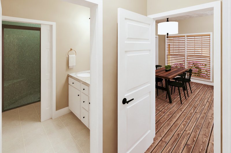 Architectural House Design - Interior - Master Bathroom for Craftsman House Plan #44-234 - 3 bed, 2 bath