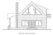 Cabin Style House Plan - 2 Beds 2 Baths 1500 Sq/Ft Plan #117-966 