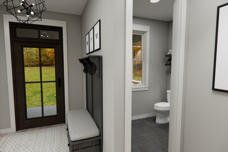 Home Plan - Interior - Entry 1 for Farmhouse House Plan #51-1455 - 3 bed, 3.5 bath