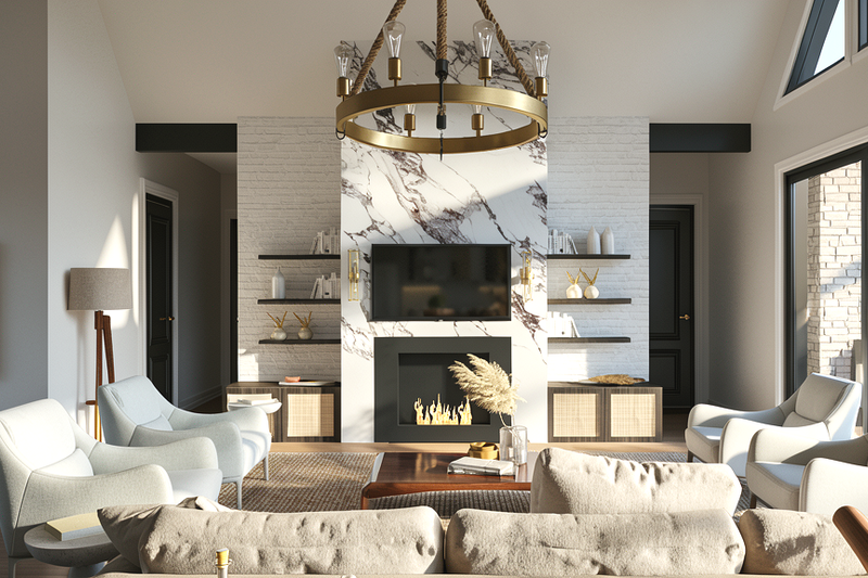 Dream House Plan - Interior - Family Room 1 for Ranch House Plan #1064-506 - 3 bed, 3.5 bath