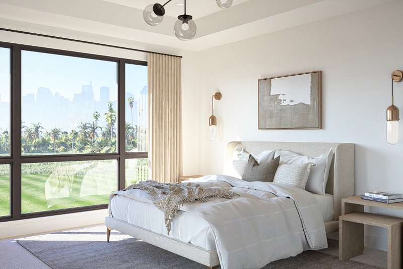 Home Plan - Interior - Master Bedroom for Modern House Plan #455-821 - 4 bed, 4 bath