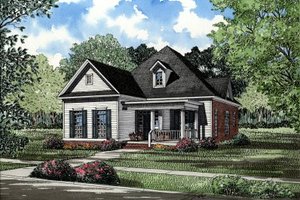 Country Exterior - Front Elevation Plan #17-1013