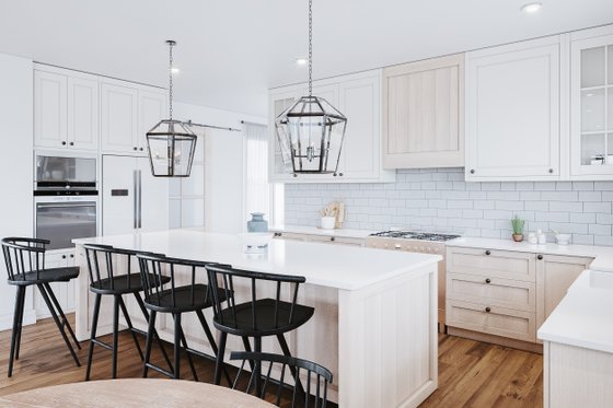 Interior - Kitchen for Farmhouse House Plan #23-2792 - 5 bed, 2.5 bath