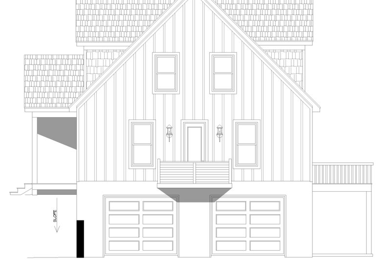 House Plan Design - Exterior - Other Elevation 1 for Traditional House Plan #932-665 - 3 bed, 2.5 bath