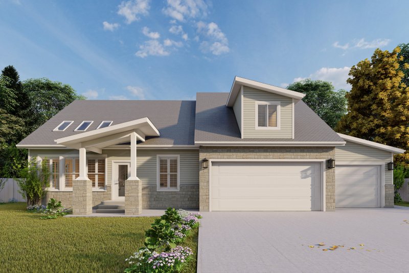 Home Plan - Ranch Exterior - Front Elevation Plan #1060-6