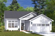 Ranch Style House Plan - 3 Beds 2 Baths 1388 Sq/Ft Plan #513-2292 