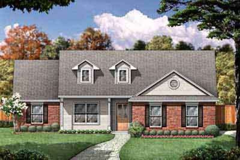 Dream House Plan - Traditional Exterior - Front Elevation Plan #84-224