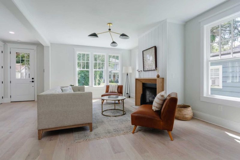 Architectural House Design - Interior - Family Room 1 for Tudor House Plan #461-83 - 4 bed, 3 bath