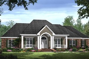 Traditional Exterior - Front Elevation Plan #21-286