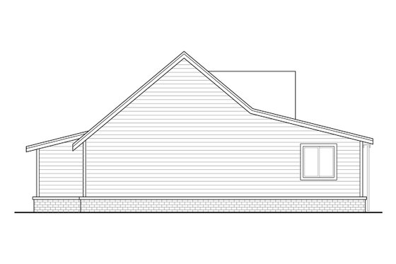 Exterior - Other Elevation for Cottage House Plan #124-1258, 0 bath