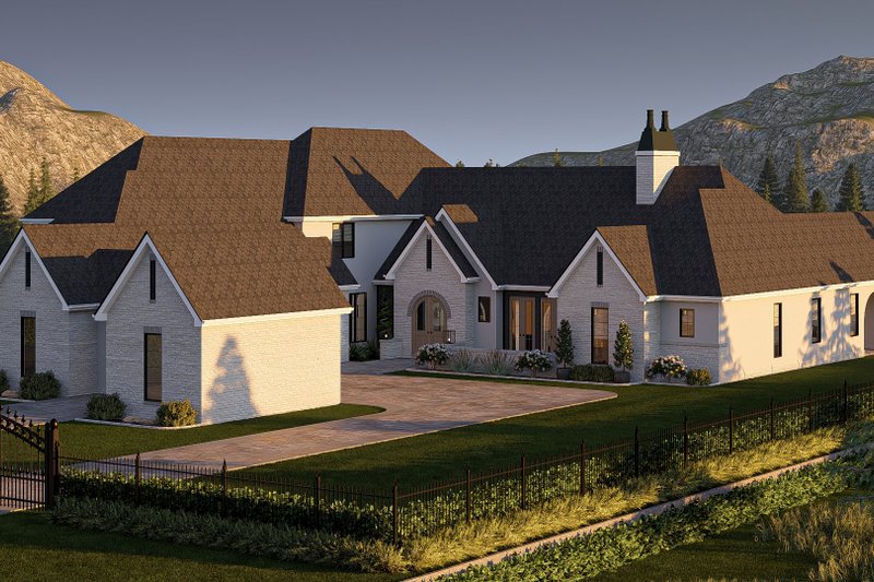 Dream House Plan - Exterior - Other Elevation for Modern House Plan #455-393 - 5 bed, 4 bath