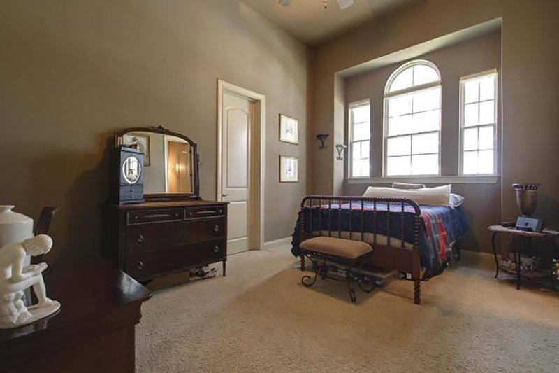 House Blueprint - Interior - Bedroom for Mediterranean House Plan #80-124 - 4 bed, 4.5 bath