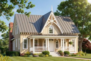 Architectural House Design - Exterior - Front Elevation for Craftsman House Plan #137-337 - 4 bed, 4 bath