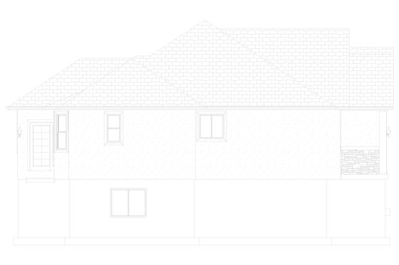 Exterior - Other Elevation for Ranch House Plan #1060-11 - 6 bed, 3.5 bath