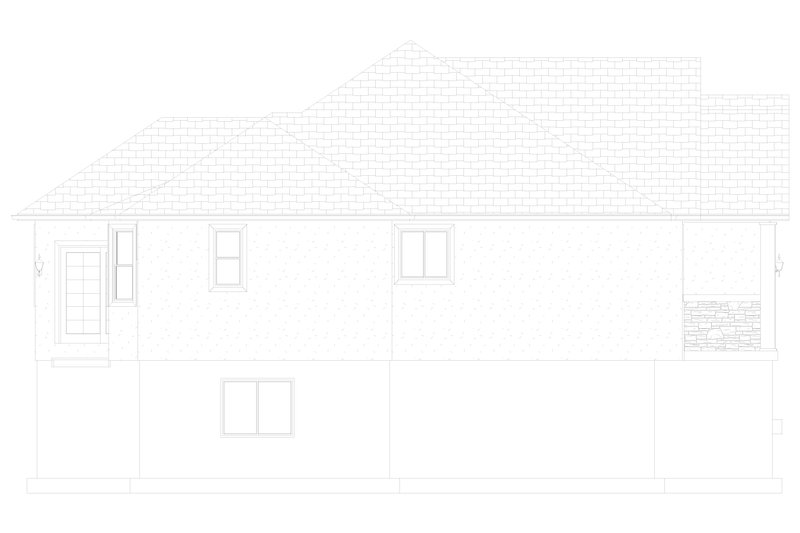 Architectural House Design - Exterior - Other Elevation for Ranch House Plan #1060-11 - 6 bed, 3.5 bath
