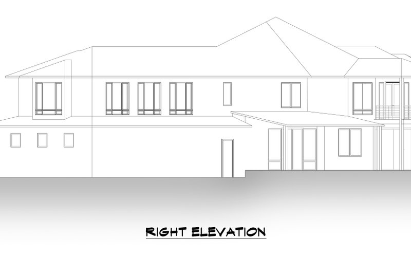 Architectural House Design - Exterior - Other Elevation 1 for Traditional House Plan #1066-127 - 4 bed, 6.5 bath