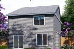 Exterior - Rear Elevation for Craftsman House Plan #53-621 - 3 bed, 2.5 bath