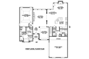 European Style House Plan - 3 Beds 2.5 Baths 2908 Sq/Ft Plan #81-1535 
