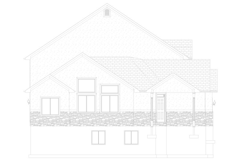 Dream House Plan - Exterior - Other Elevation 3 for Traditional House Plan #1060-335 - 10 bed, 12 bath
