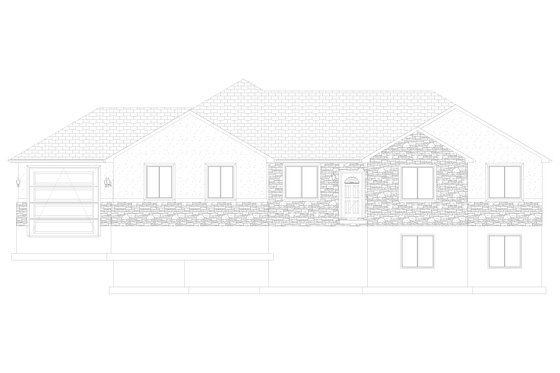 Exterior - Front Elevation 5 for Traditional House Plan #1060-172 - 3 bed, 2 bath