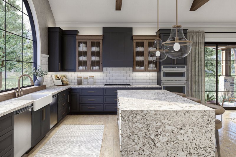 Home Plan - Interior - Kitchen for European House Plan #455-635 - 4 bed, 3.5 bath