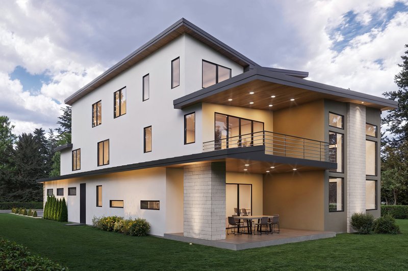 Dream House Plan - Exterior - Other Elevation 2 for Contemporary House Plan #1066-294 - 6 bed, 6.5 bath