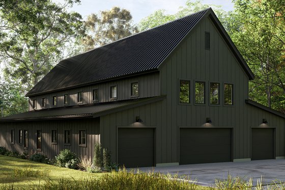 Exterior - Other Elevation 5 for Barndominium House Plan #455-723 - 5 bed, 4 bath