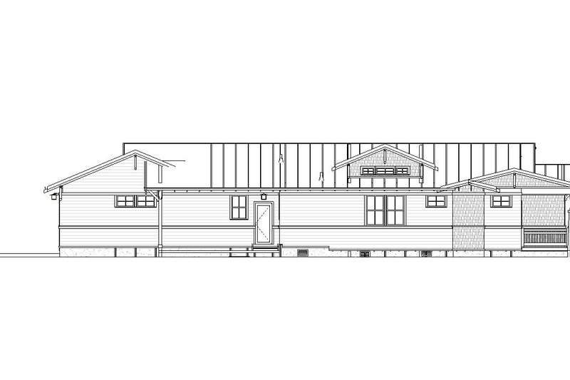 Architectural House Design - Exterior - Other Elevation for Craftsman House Plan #895-106 - 3 bed, 2 bath