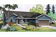 Ranch Style House Plan - 3 Beds 2 Baths 1604 Sq/Ft Plan #124-379 