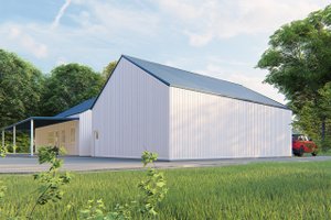 Exterior - Other Elevation 3 for Barndominium House Plan #1107-3 - 3 bed, 2 bath