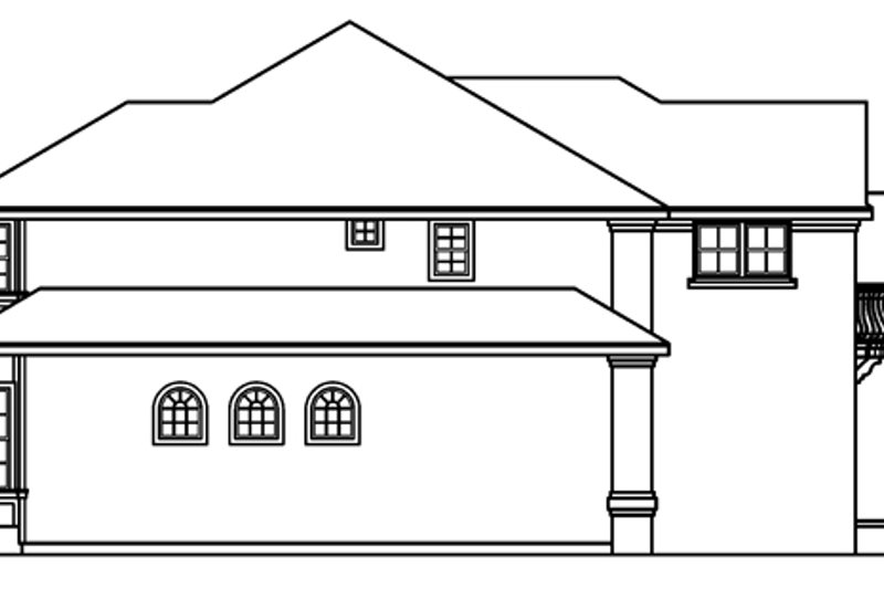 Home Plan - Exterior - Other Elevation for European House Plan #124-500 - 3 bed, 3.5 bath