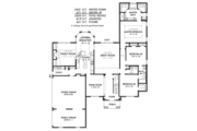Colonial Style House Plan - 4 Beds 4.5 Baths 3202 Sq/Ft Plan #424-7 