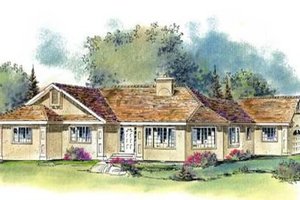 Traditional Exterior - Front Elevation Plan #18-8970