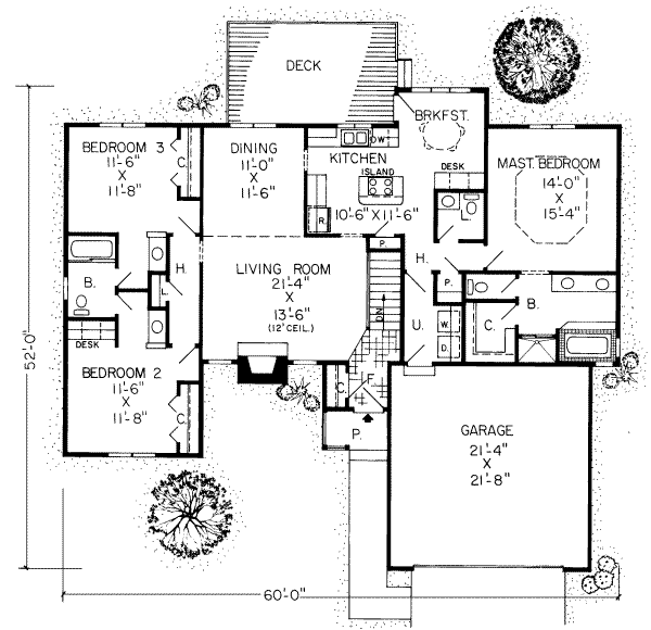 European Floor Plan - Main Floor Plan #312-257