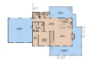 Cottage Style House Plan - 3 Beds 2.5 Baths 2147 Sq/Ft Plan #923-454 Floor 