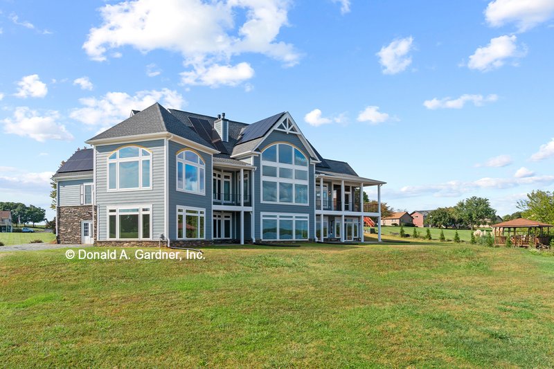Home Plan - Exterior - Rear Elevation for Country House Plan #929-649 - 5 bed, 4 bath