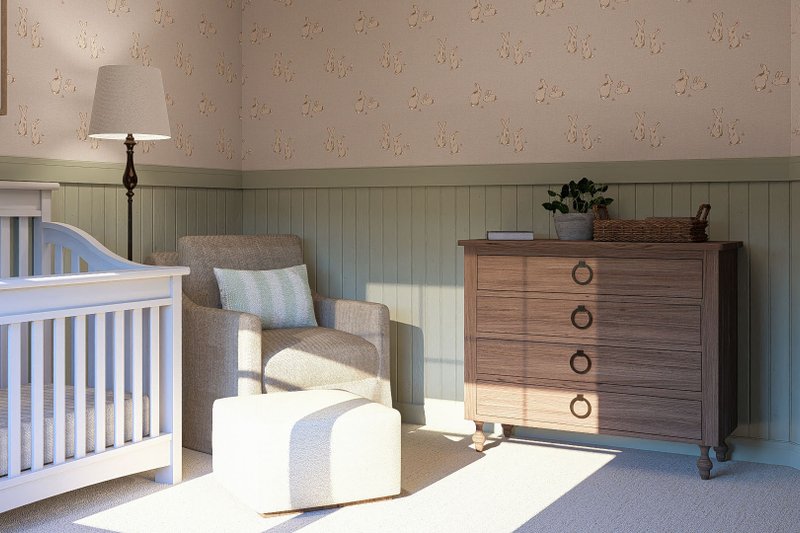 Home Plan - Interior - Bedroom 2 for Traditional House Plan #455-82 - 3 bed, 2 bath