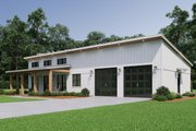 Barndominium Style House Plan - 2 Beds 2 Baths 1260 Sq/Ft Plan #430-394 
